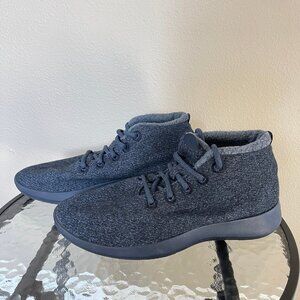 Allbirds Wool Runner Up Mizzles High Tops Savanna Night-Navy Soles Women's 10
